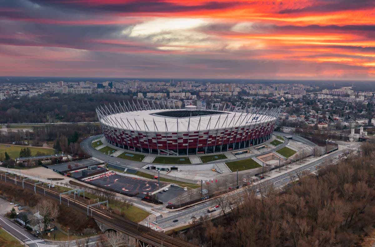 Widok z miejsca — PGE Narodowy, Warszawa