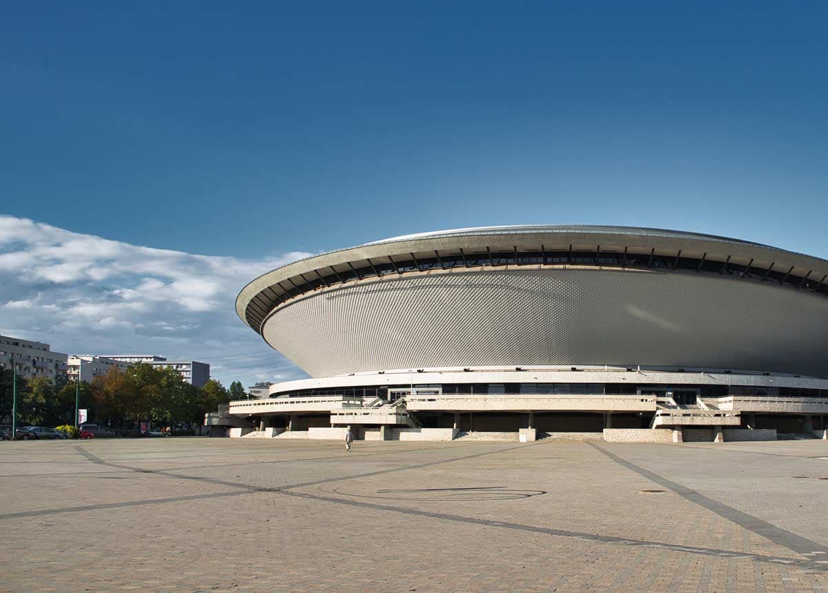 Widok z miejsca — Spodek, Katowice