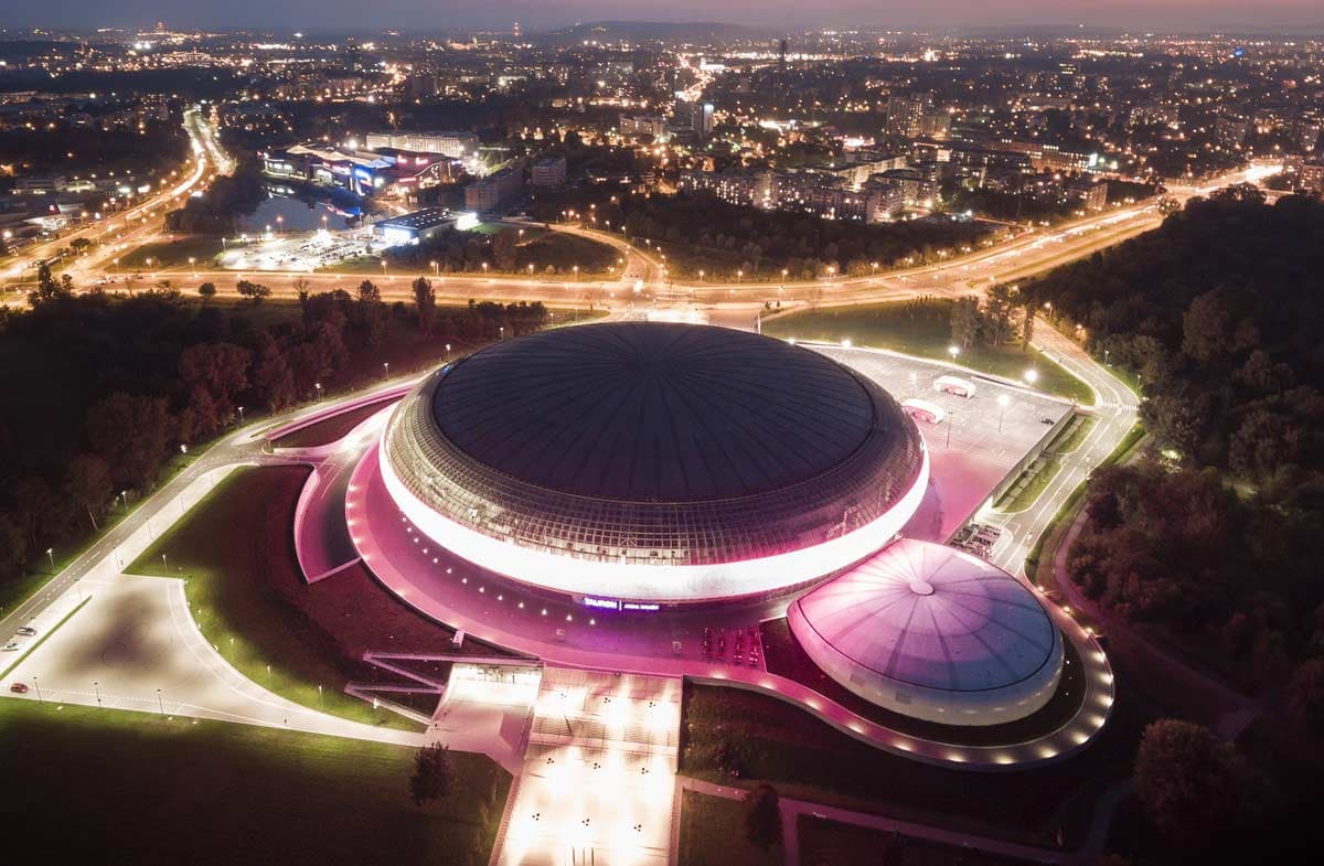 Widok z miejsca — Tauron Arena, Kraków